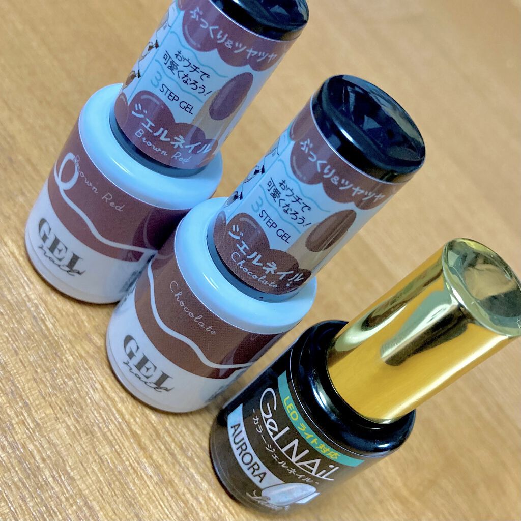 ジェルネイル（ライト対応）/セリア/ジェルネイルを使ったクチコミ（3枚目）