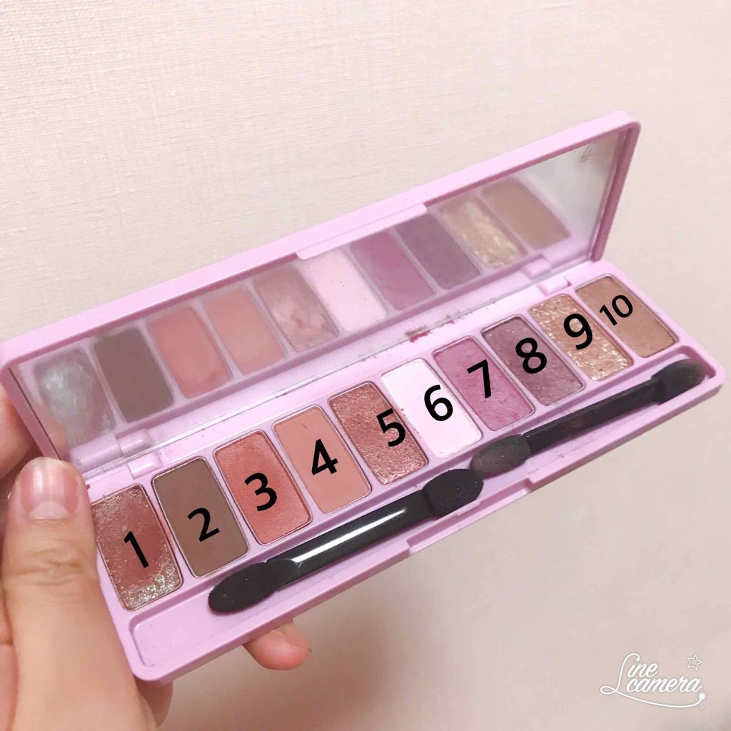 プレイカラー アイシャドウ/ETUDE/アイシャドウパレットを使ったクチコミ（2枚目）