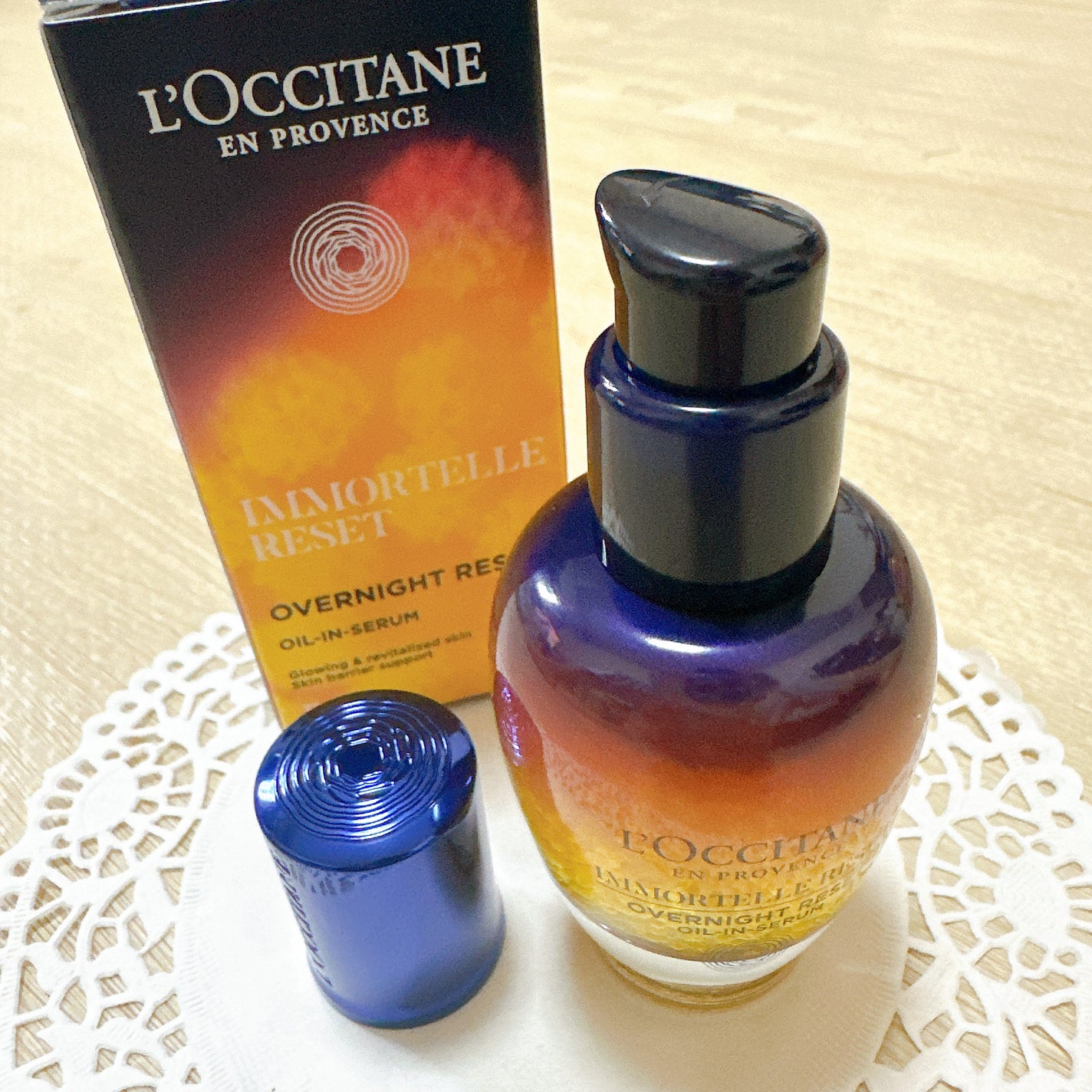 イモーテル オーバーナイトリセットセラム/L'OCCITANE/美容液を使ったクチコミ(4枚目)