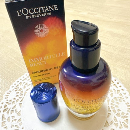 イモーテル オーバーナイトリセットセラム/L'OCCITANE/美容液を使ったクチコミ(4枚目)