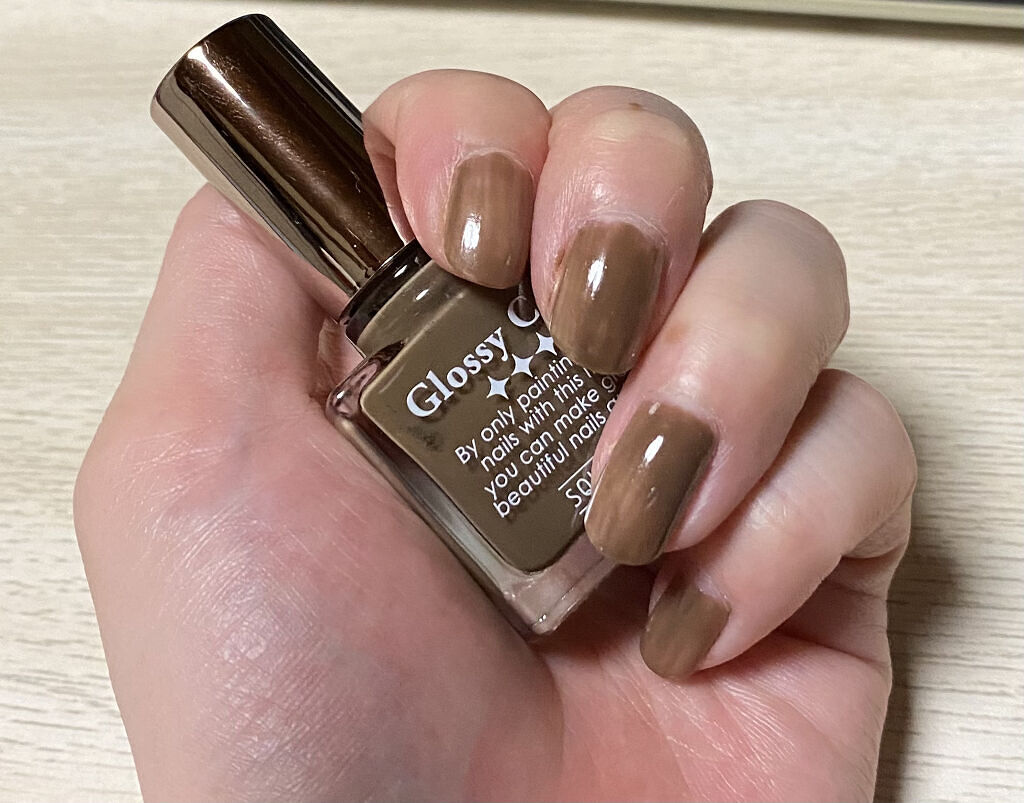 グロッシーコート/スキューズミー/オールインワンネイルを使ったクチコミ（2枚目）