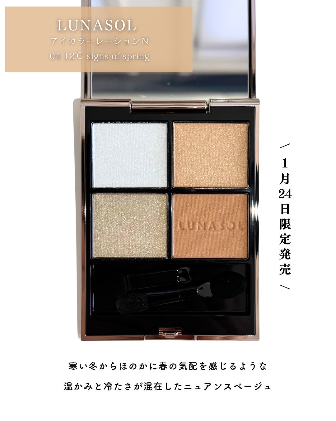 ルナソル アイカラーレーションN/LUNASOL/アイシャドウパレットを使ったクチコミ(2枚目)