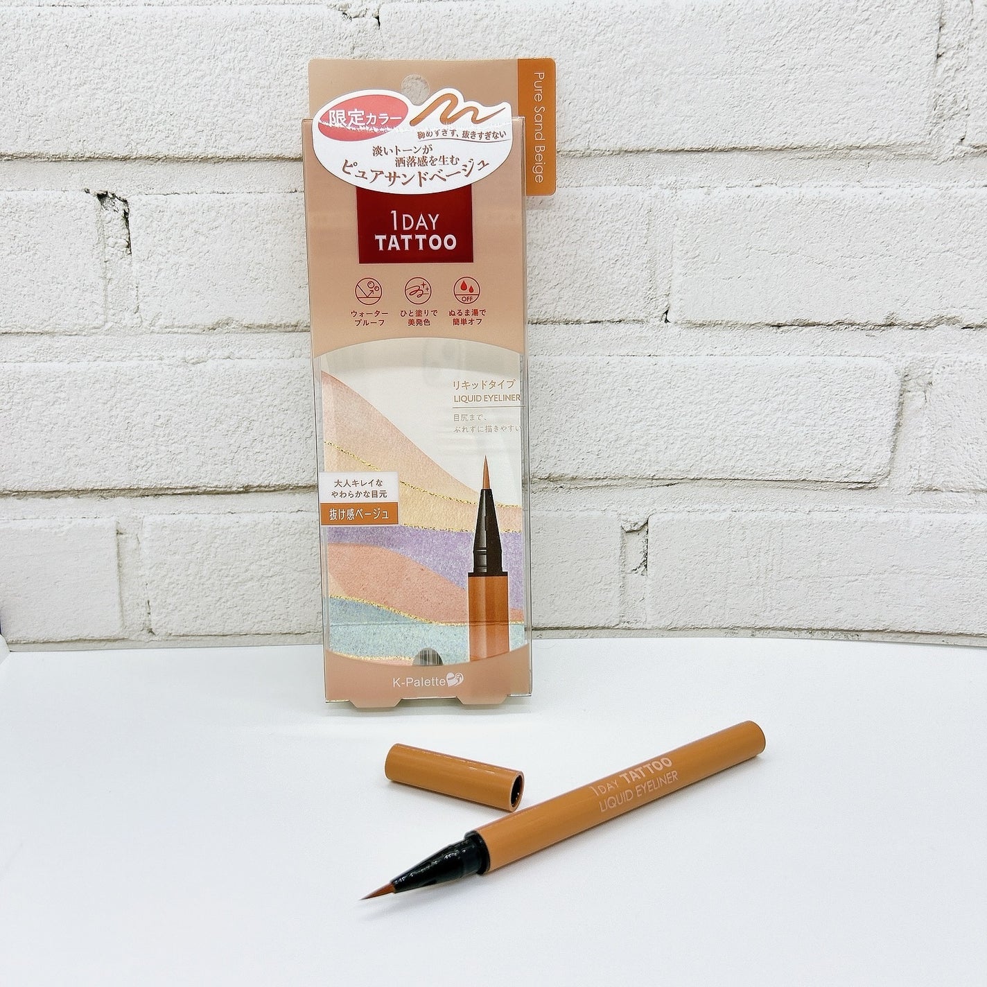 1DAY TATTOO リキッドアイライナー/K-パレット/リキッドアイライナーを使ったクチコミ(1枚目)