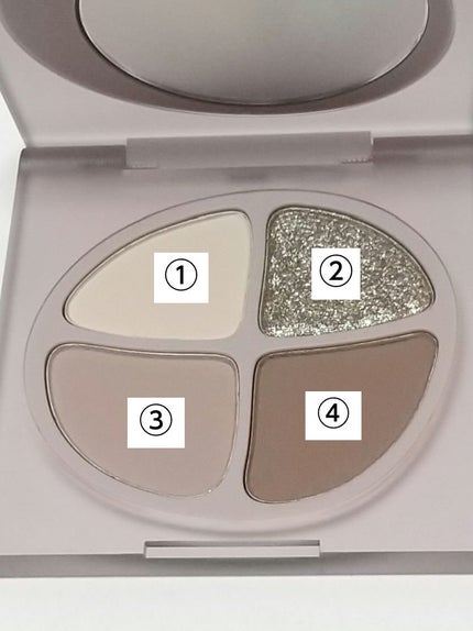 NEW NUDE スキンカラーパレット F13 アッシュ芋/Joocyee/アイシャドウパレットを使ったクチコミ(3枚目)