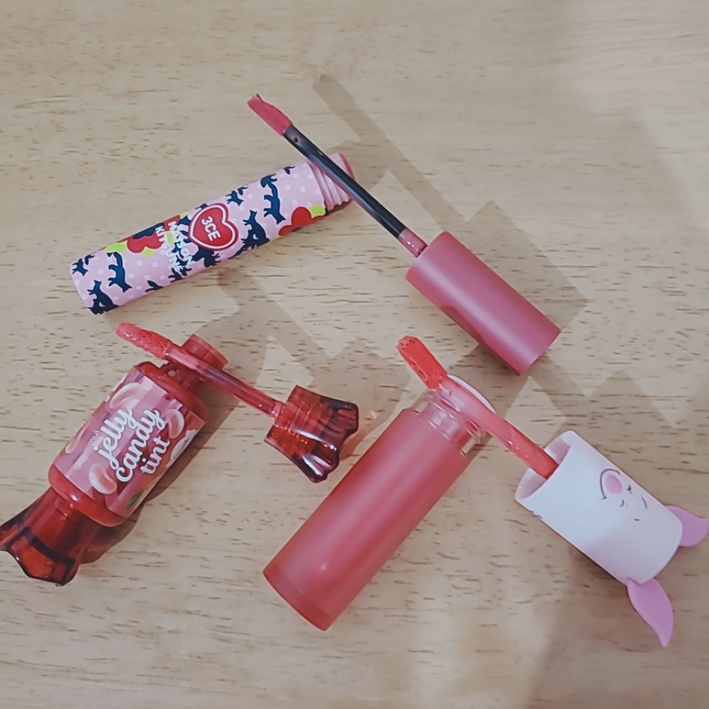 MAISON KITSUNE VELVET LIP TINT/3CE/口紅を使ったクチコミ（2枚目）