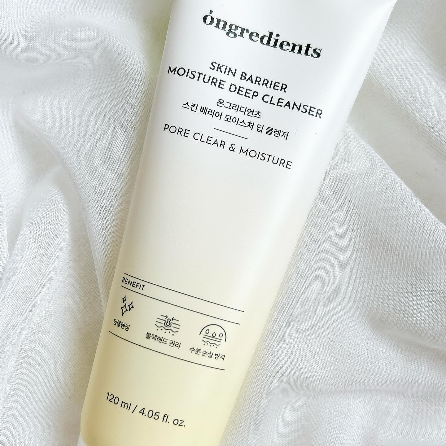 スキンバリアモイスチャーディープクレンザー /Ongredients/洗顔フォームを使ったクチコミ（2枚目）