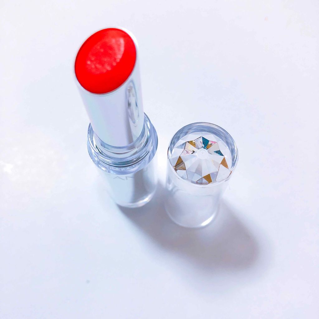 ラスティンググロスリップ/CEZANNE/口紅を使ったクチコミ（2枚目）