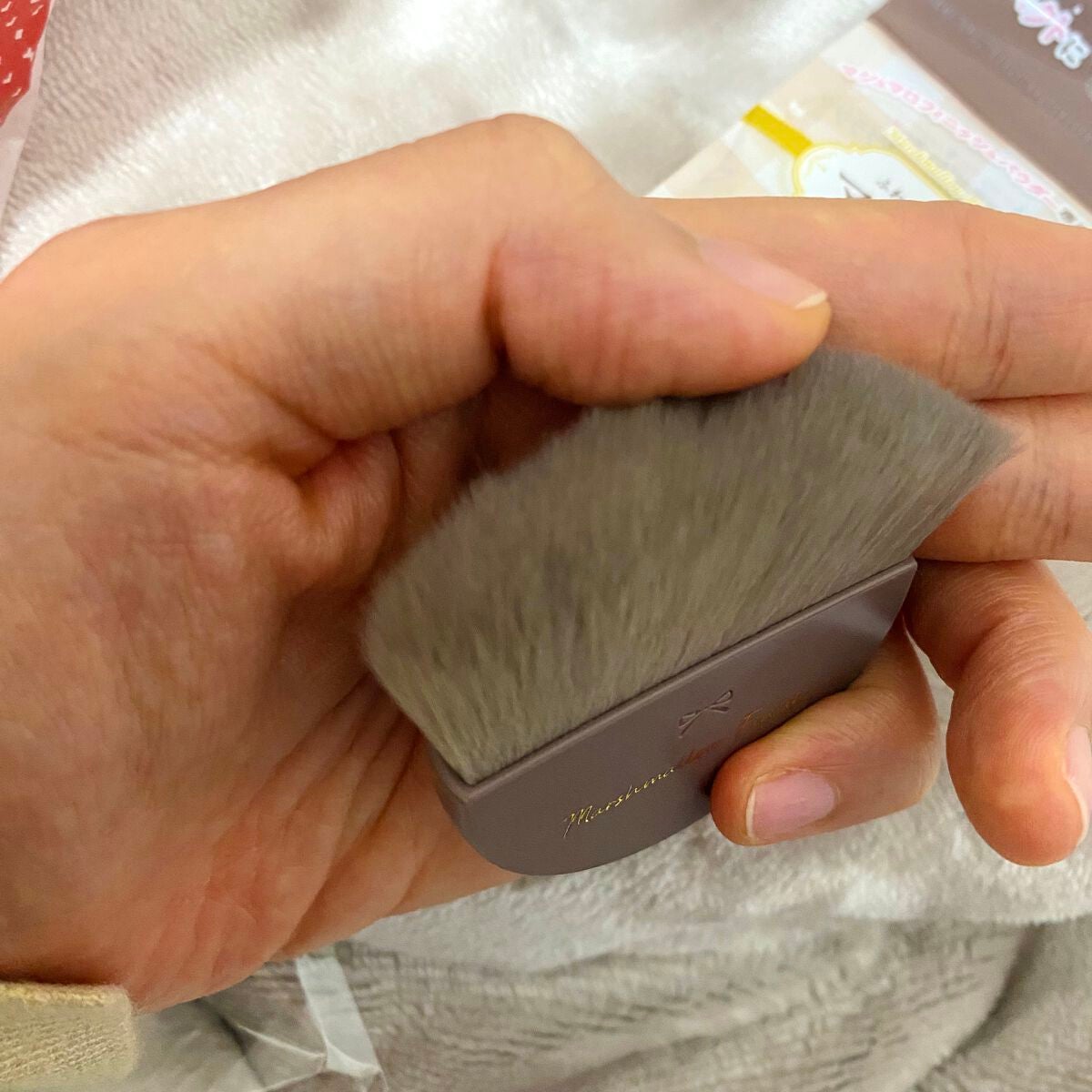 マシュマロフィニッシュパウダーブラシ/キャンメイク/メイクブラシを使ったクチコミ(2枚目)