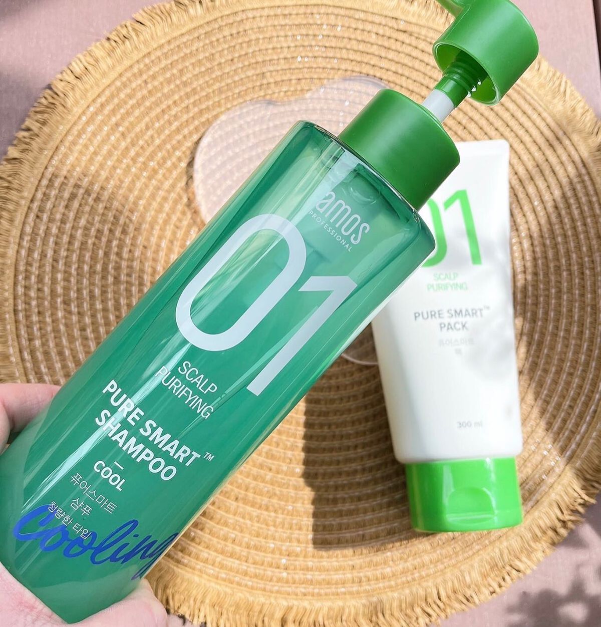 ピュアスマートシャンプー(クール/モイスト/フレッシュ)/amos PROFESSIONAL/サロンシャンプーを使ったクチコミ（2枚目）