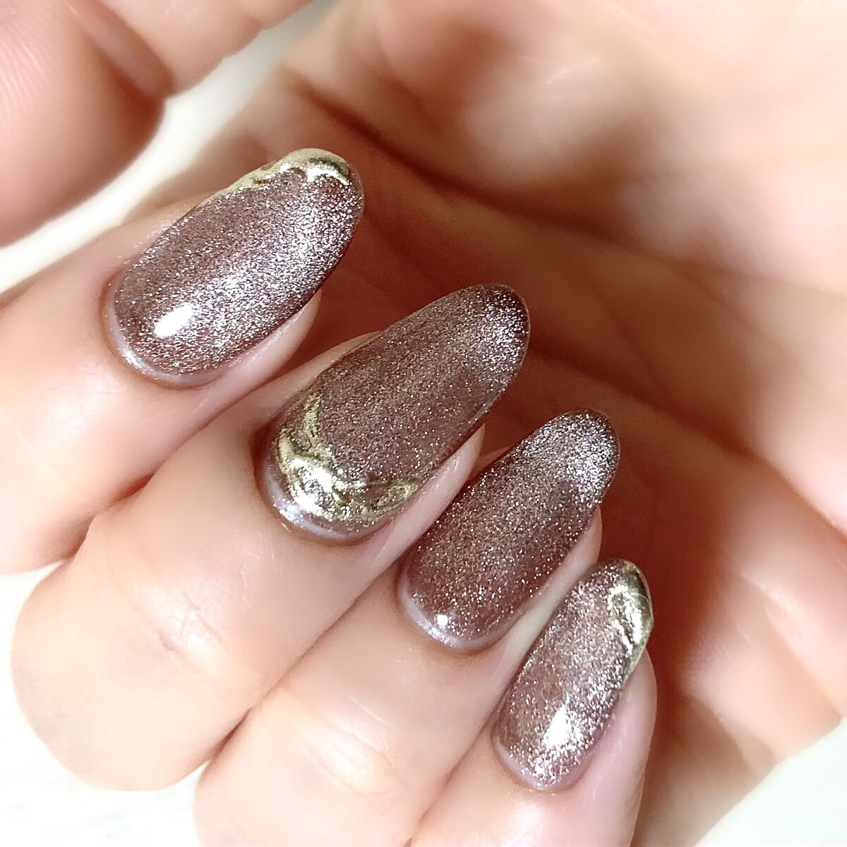 ナチュラルマグネットネイル/ネイル工房/ジェルネイルを使ったクチコミ（2枚目）