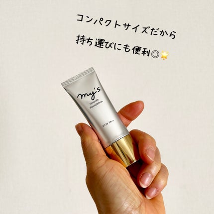 スムースファンデーション〈医薬部外品〉/my's/リキッドファンデーションを使ったクチコミ(2枚目)