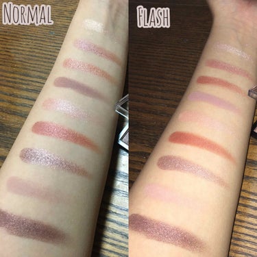 UR GLAM　BLOOMING EYE COLOR PALETTE/U R GLAM/パウダーアイシャドウを使ったクチコミ（2枚目）