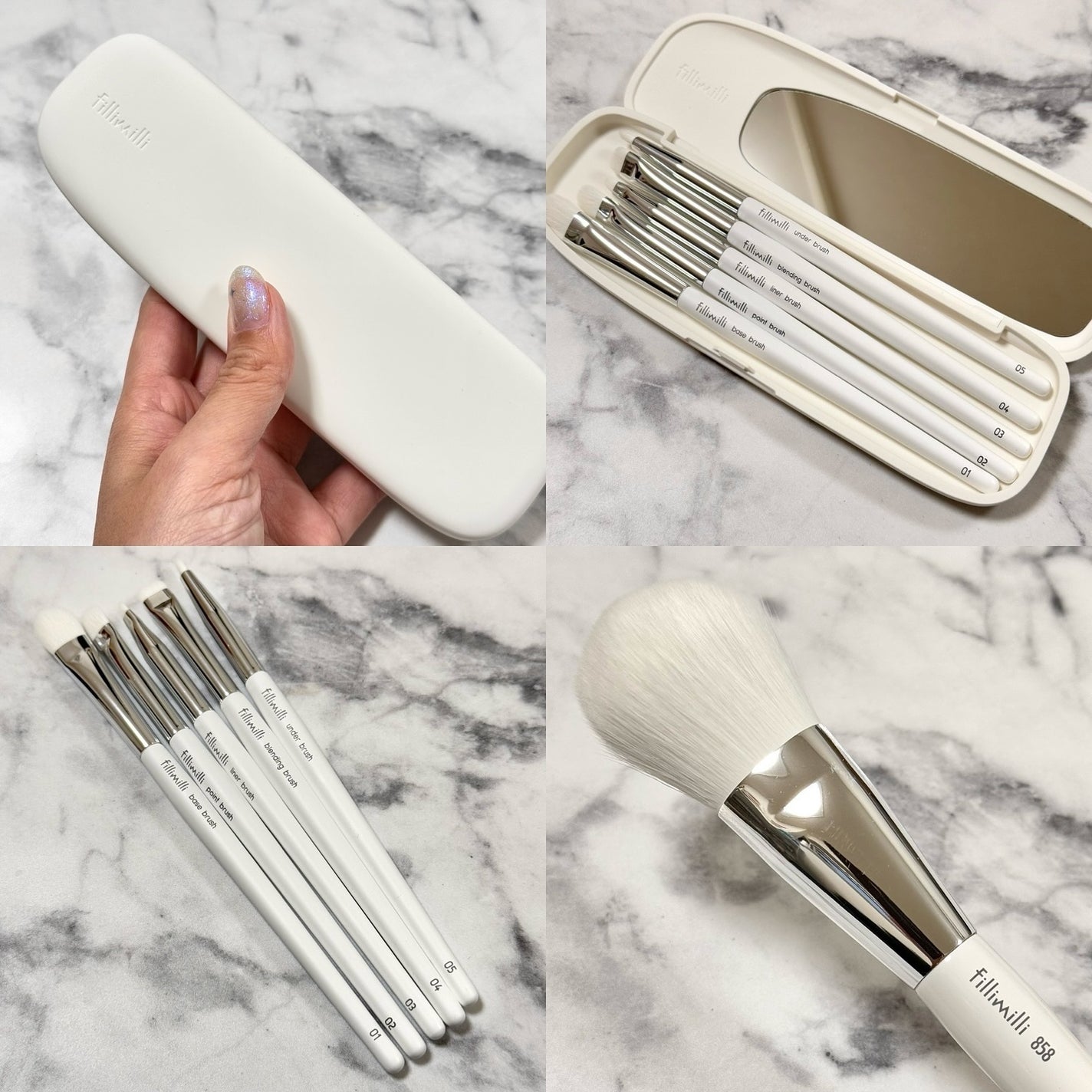 fillimilli アイメイクブラシセット/fillimilli/メイクブラシを使ったクチコミ(9枚目)