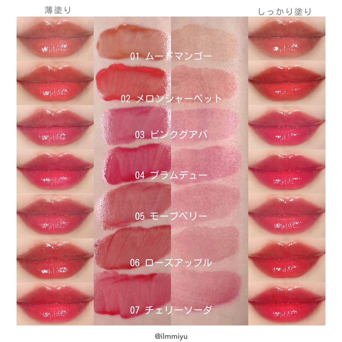 ジューシーデュイティント/dasique/リップティントを使ったクチコミ（2枚目）