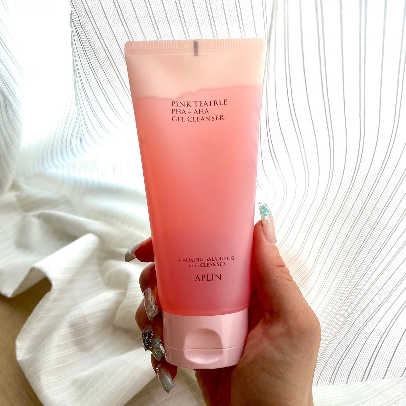 ピンクティーツリージェルクレンザー/APLIN/その他洗顔料を使ったクチコミ(1枚目)