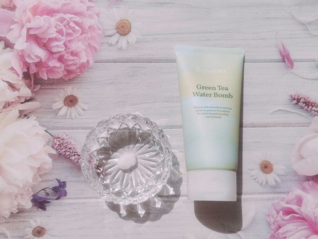 グリーンティーウォーターボム/Bonajour/フェイスクリームを使ったクチコミ（3枚目）