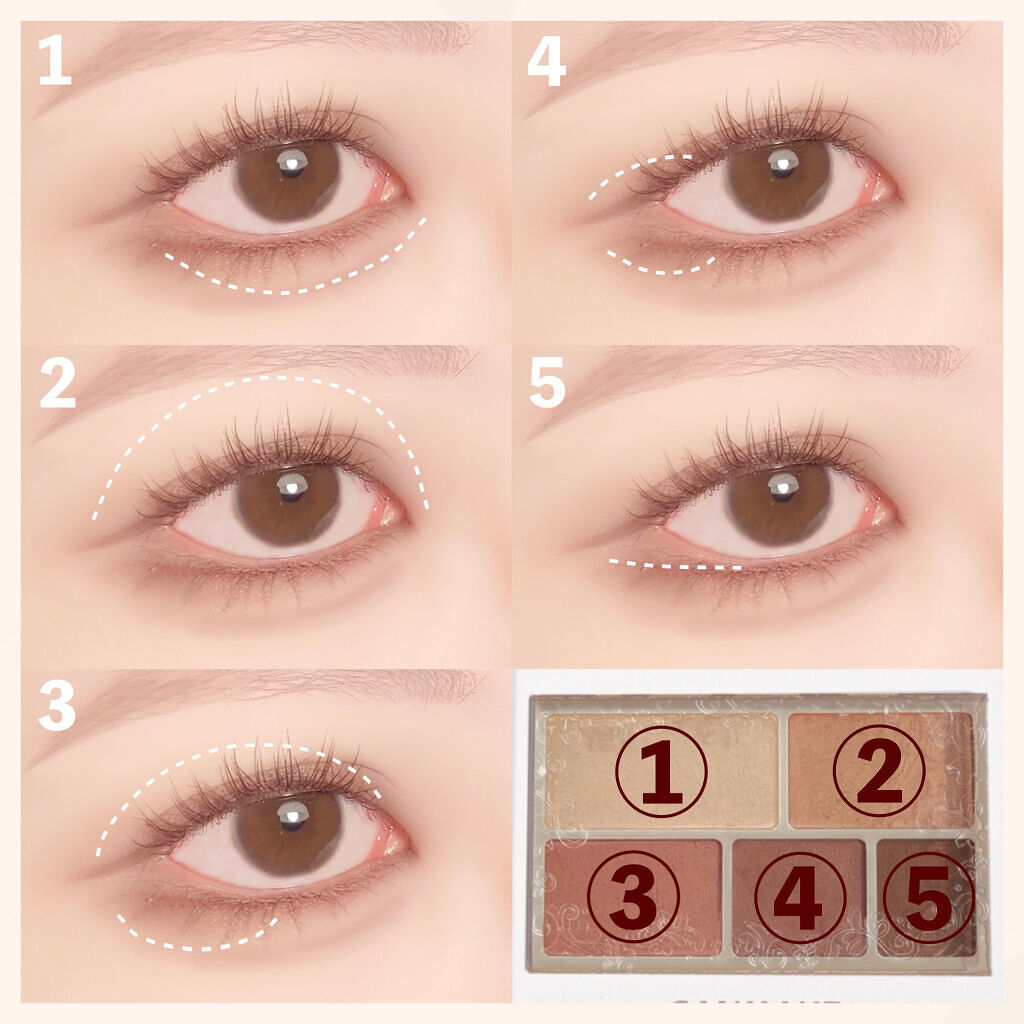 パーフェクトマルチアイズ/キャンメイク/アイシャドウパレットを使ったクチコミ（3枚目）