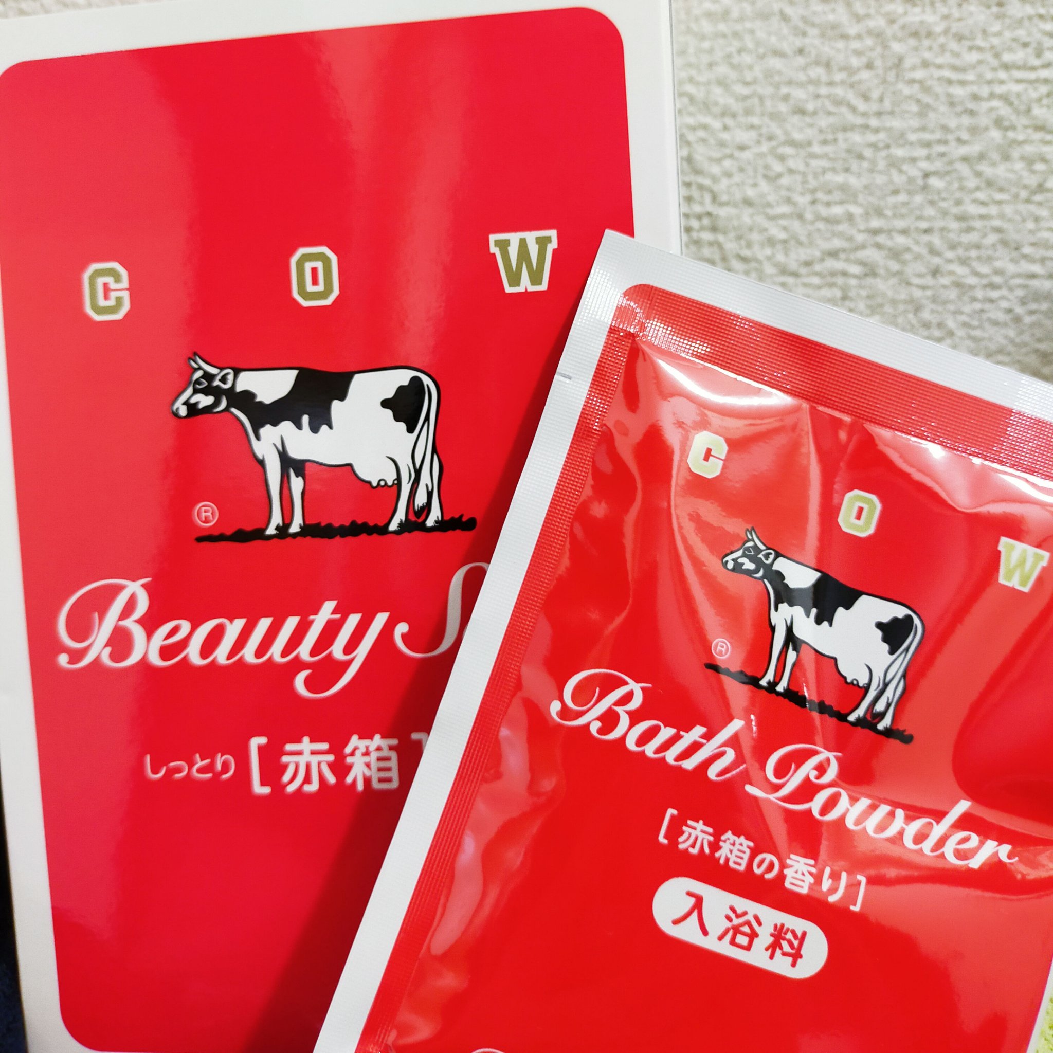 なめらかミルクバス 赤箱の香り/カウブランド/保湿系入浴剤を使ったクチコミ（1枚目）