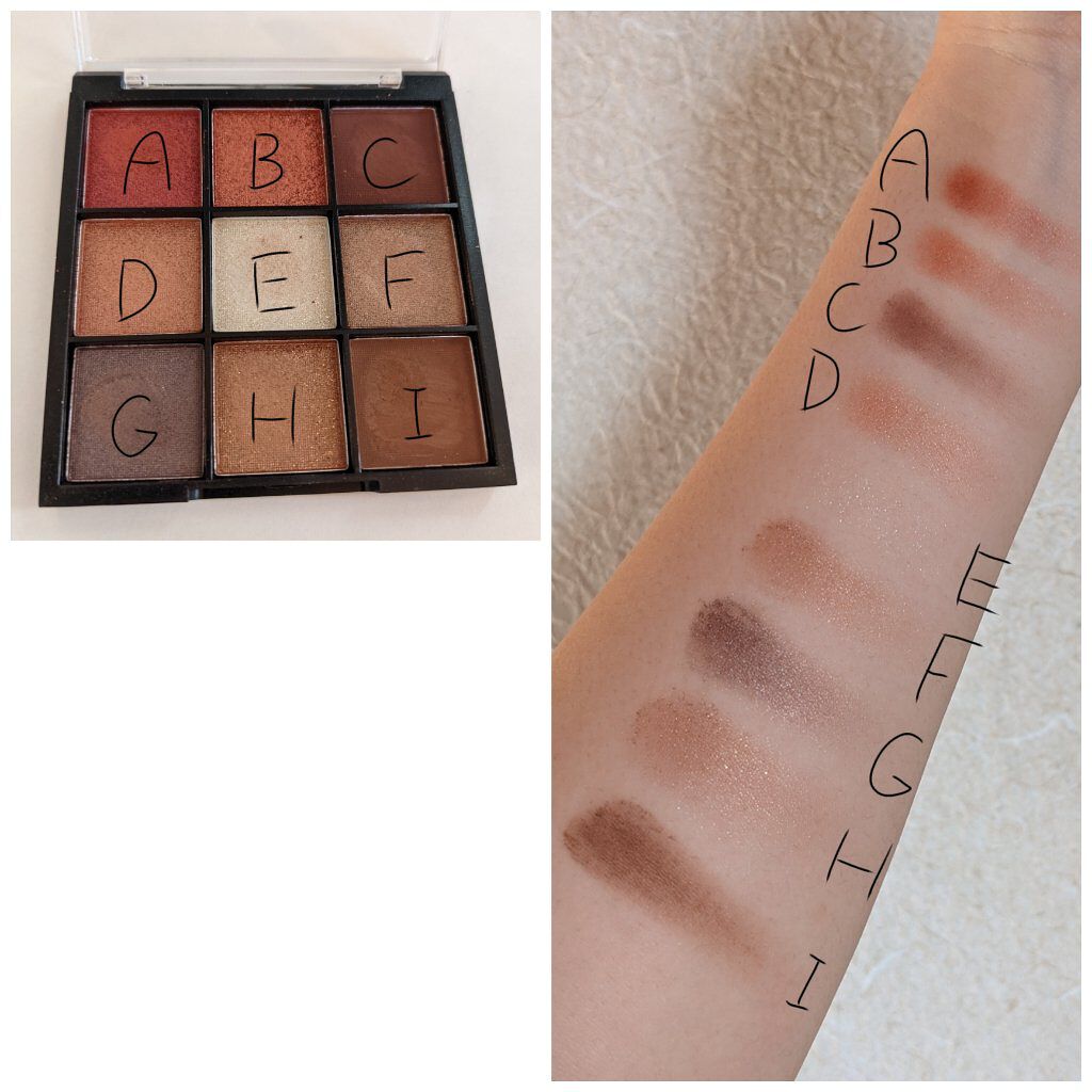 UR GLAM　BLOOMING EYE COLOR PALETTE/U R GLAM/アイシャドウパレットを使ったクチコミ（3枚目）