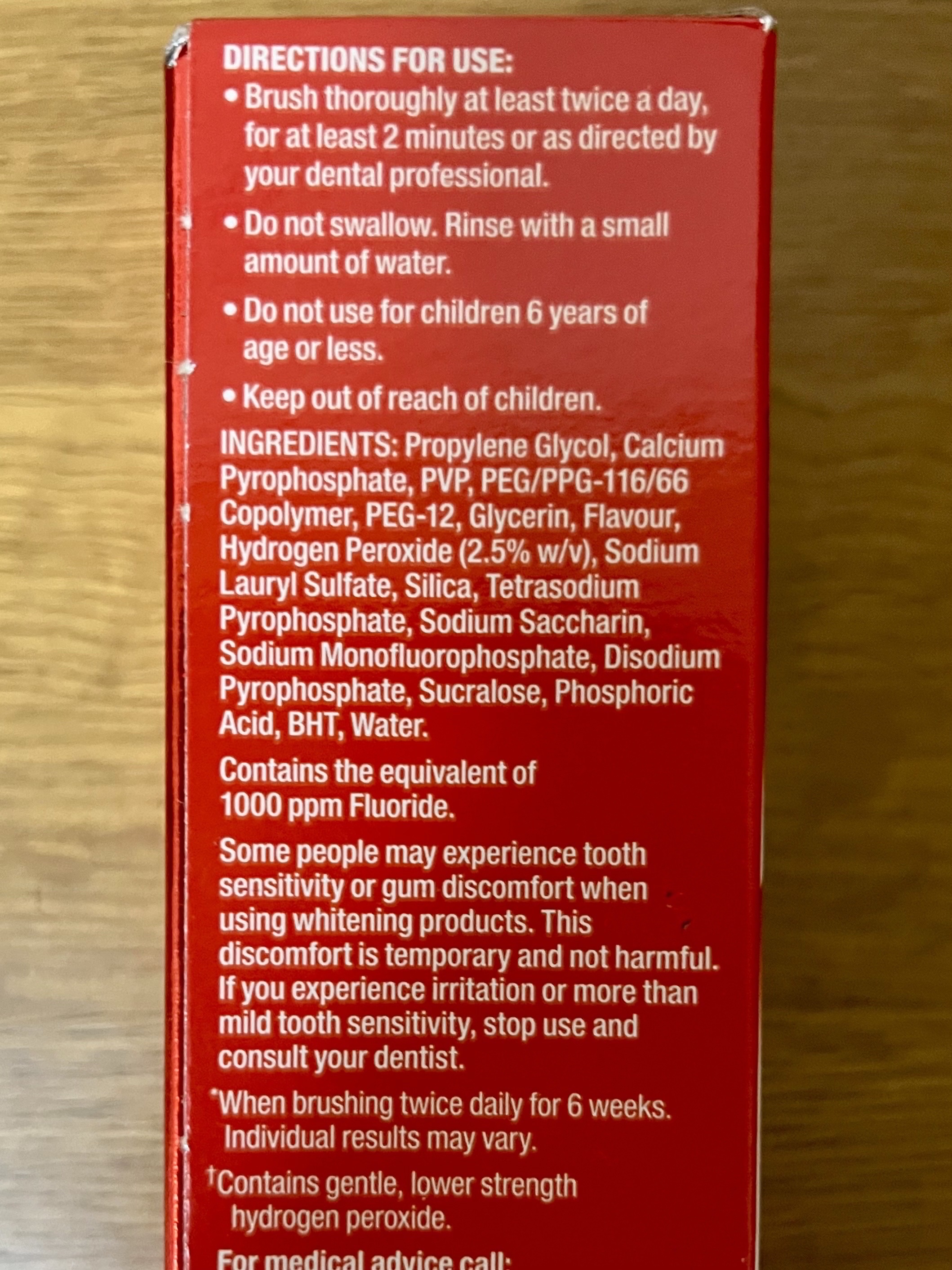 コルゲート オプティックホワイト/colgate/歯磨き粉を使ったクチコミ（2枚目）