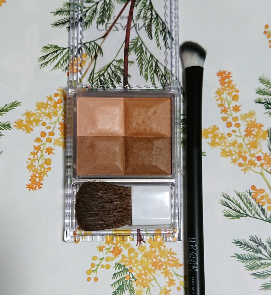 UR GLAM SHADING BRUSH/U R GLAM/メイクブラシを使ったクチコミ(2枚目)