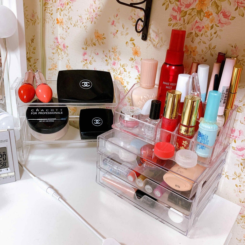 3段式クリアーケース/DAISO/その他化粧小物を使ったクチコミ(1枚目)