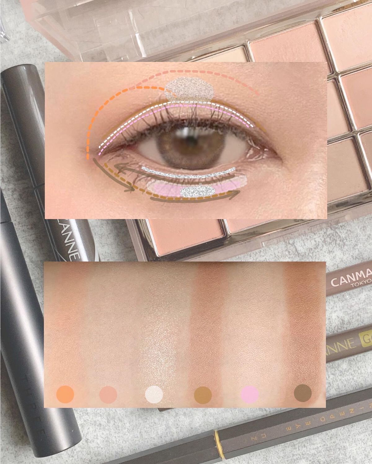 ジェルアイライナー/CEZANNE/ジェルアイライナーを使ったクチコミ（3枚目）