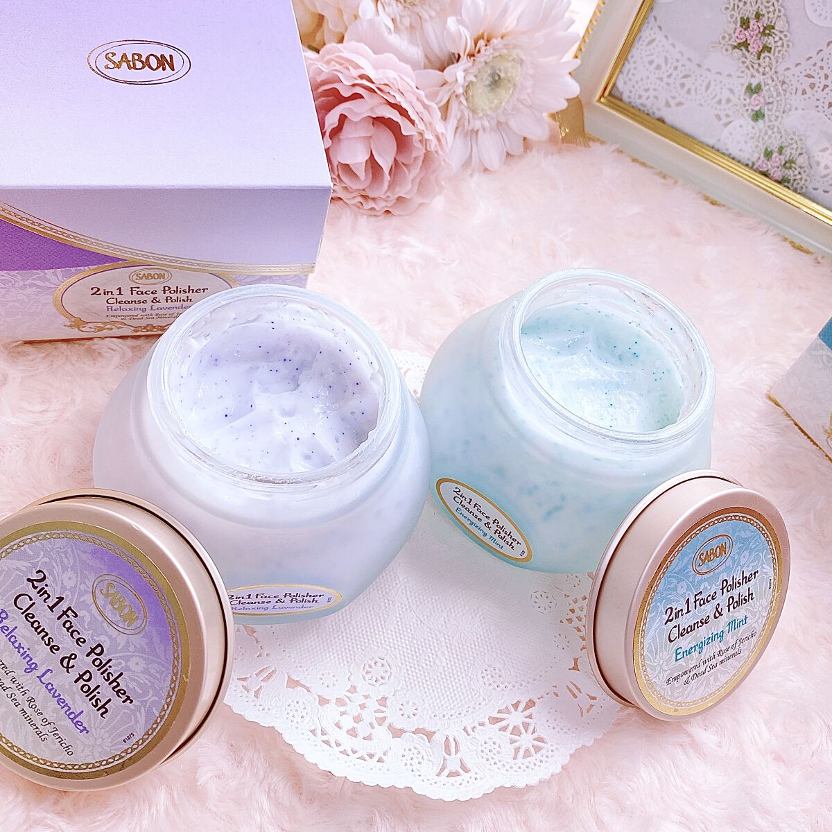 フェイスポリッシャー リフレッシング（ミント）/SABON/スクラブ・ゴマージュを使ったクチコミ（2枚目）