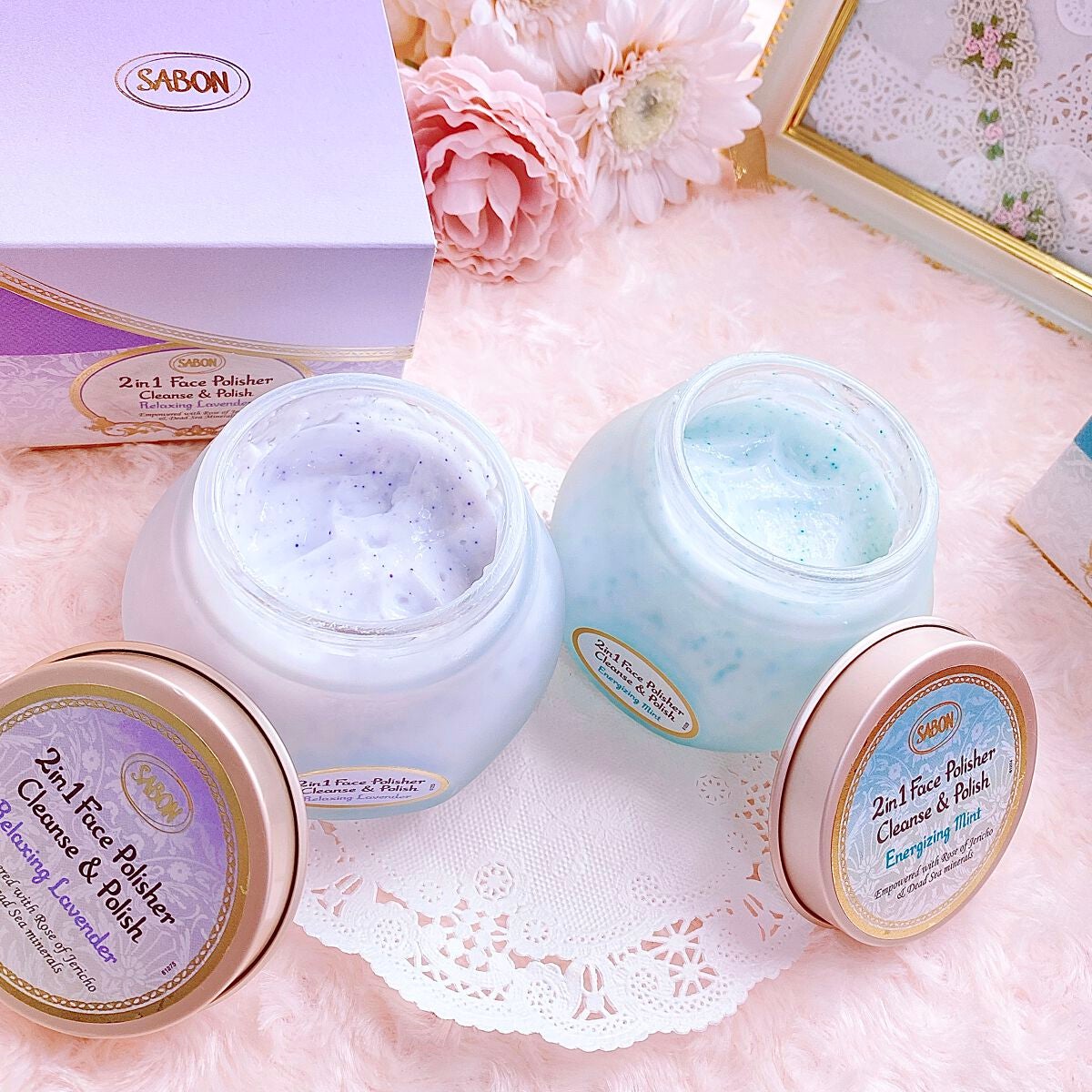 フェイスポリッシャー リフレッシング(ミント)/SABON/スクラブ・ゴマージュを使ったクチコミ(2枚目)