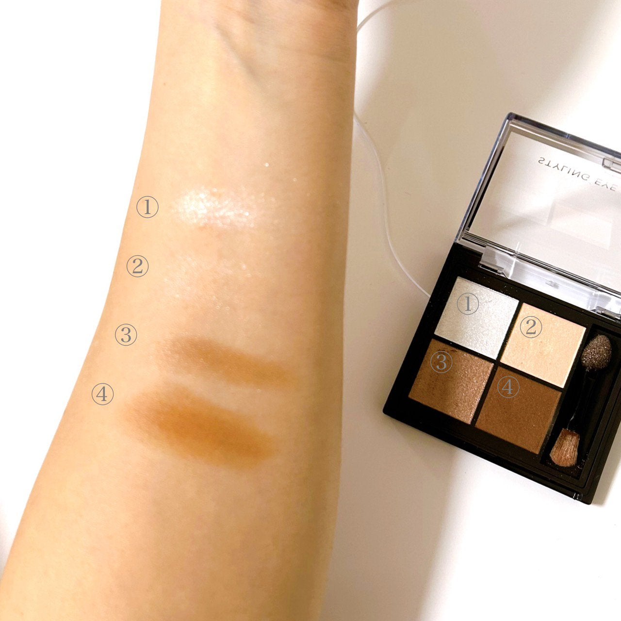 キスミー フェルム スタイリングアイパレット/キスミー フェルム/アイシャドウパレットを使ったクチコミ(3枚目)