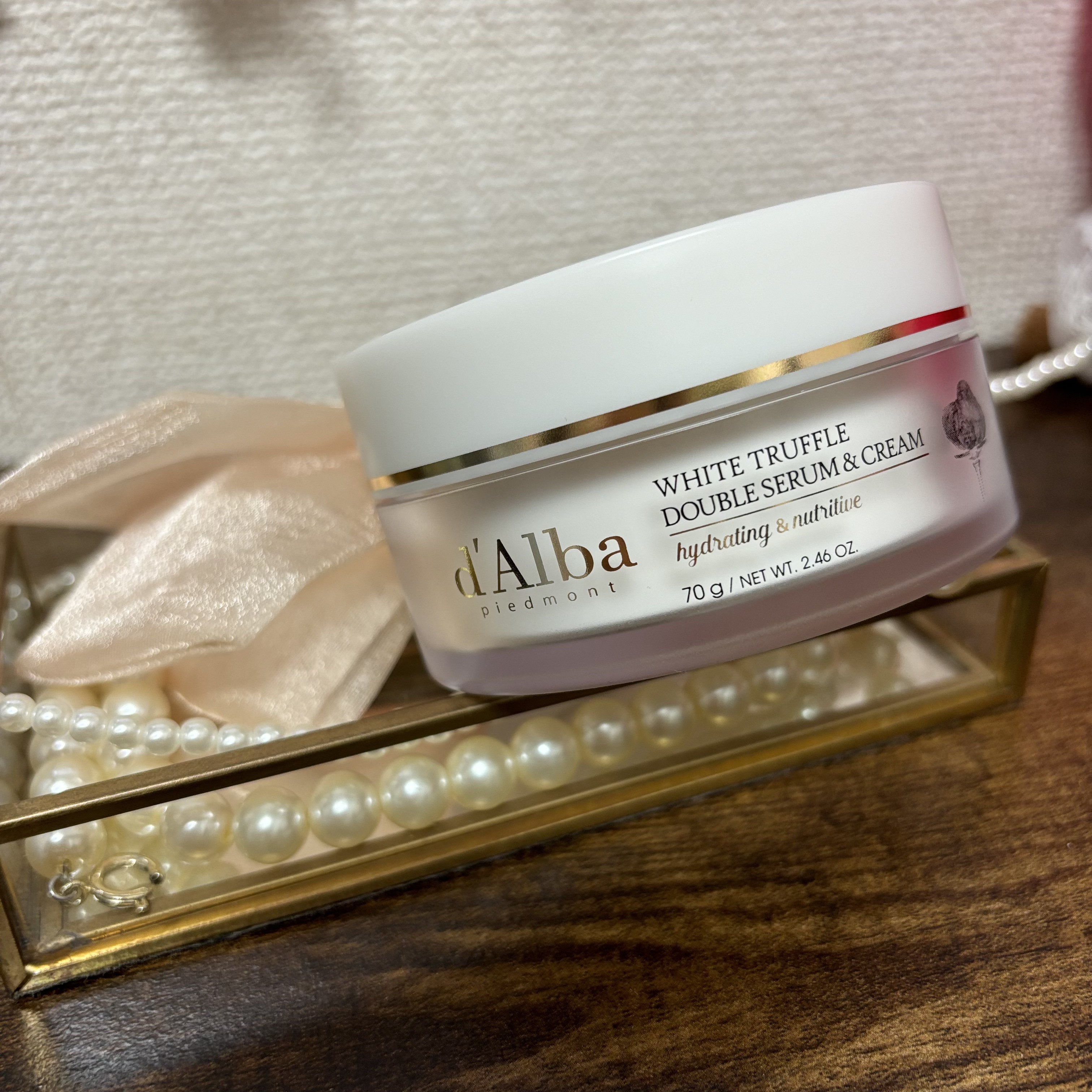 ホワイトトリュフダブルセラムアンドクリーム/ダルバ/フェイスクリームを使ったクチコミ（1枚目）