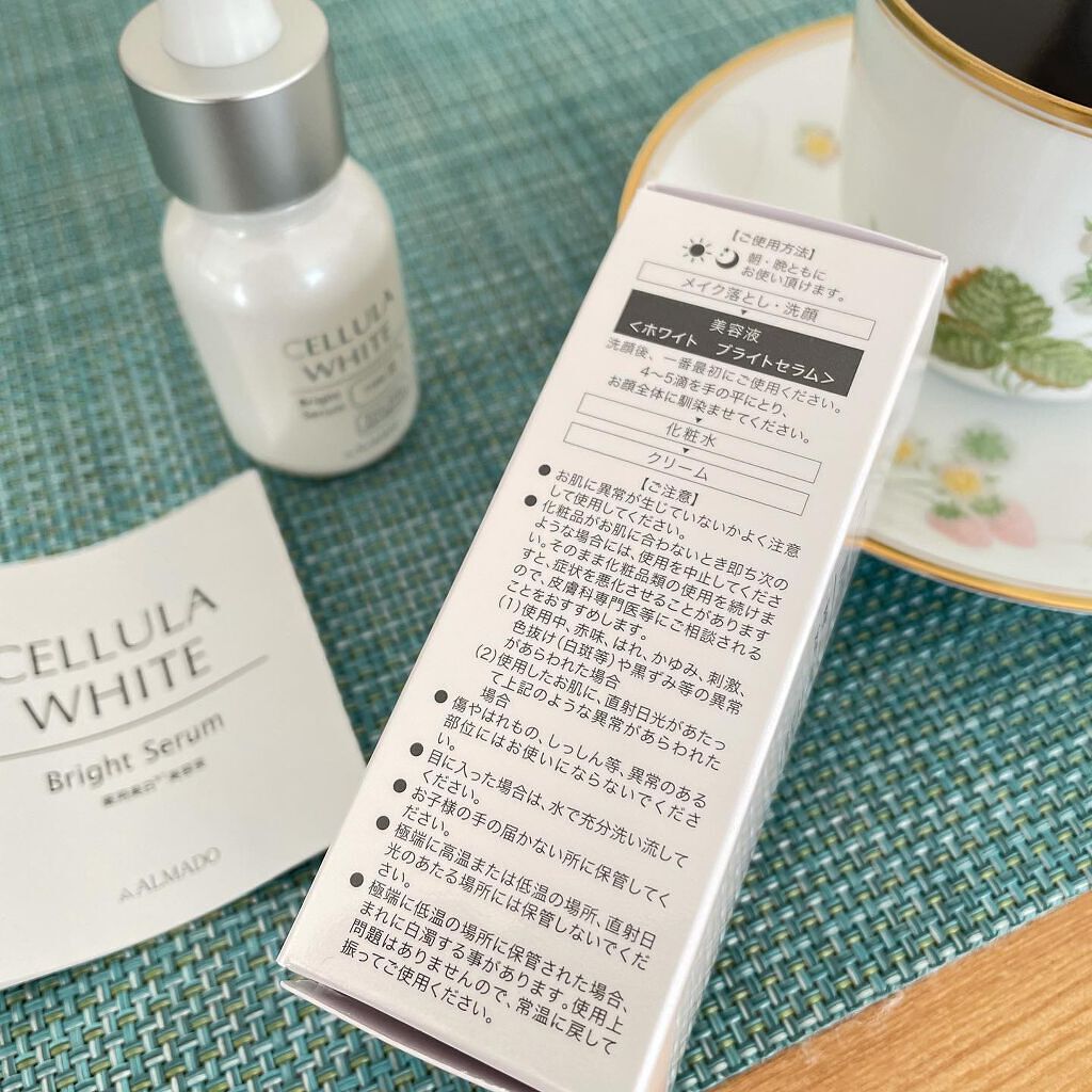 ホワイト ブライトセラム/CELLULA/美容液を使ったクチコミ(2枚目)