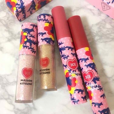 MAISON KITSUNE VELVET LIP TINT/3CE/口紅を使ったクチコミ（1枚目）