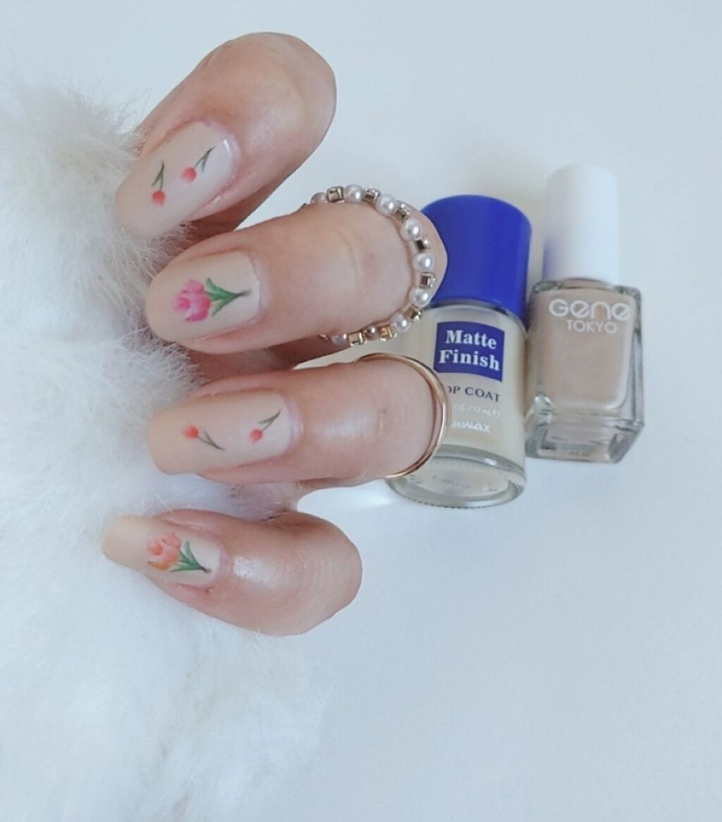 ウィンマックス ネイルケアシリーズ マットトップコート/DAISO/ネイルトップコートを使ったクチコミ（2枚目）