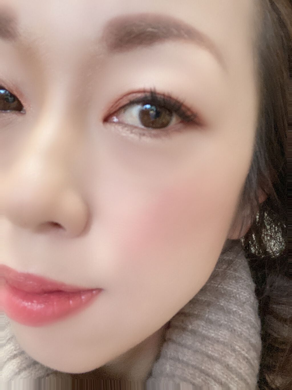 レブロン スーパー ラストラス グラス シャイン リップスティック 008 ラム レーズン/REVLON/口紅を使ったクチコミ（3枚目）