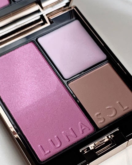 シークレットシェイプパレット EX03 Frozen Flower/LUNASOL/パウダーチークの画像