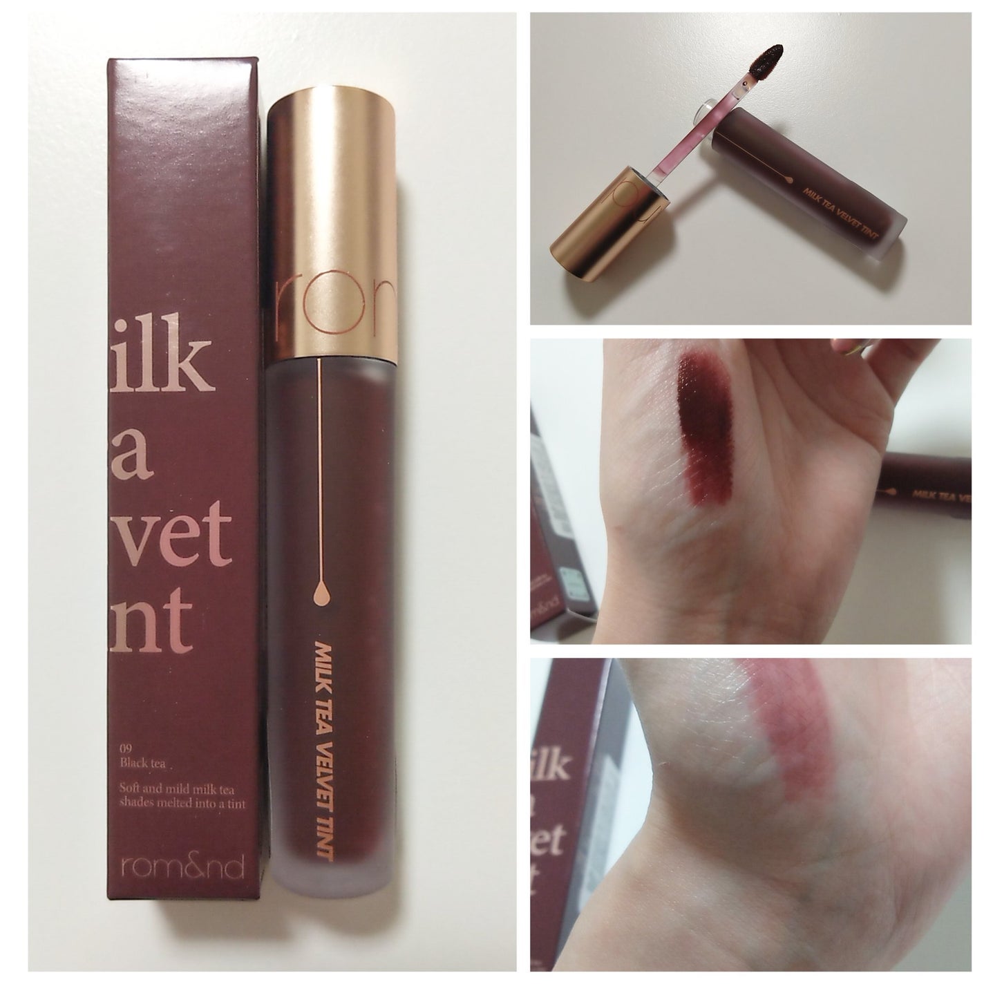 ミルクティーベルベットティント/rom&nd/リップティントを使ったクチコミ(1枚目)