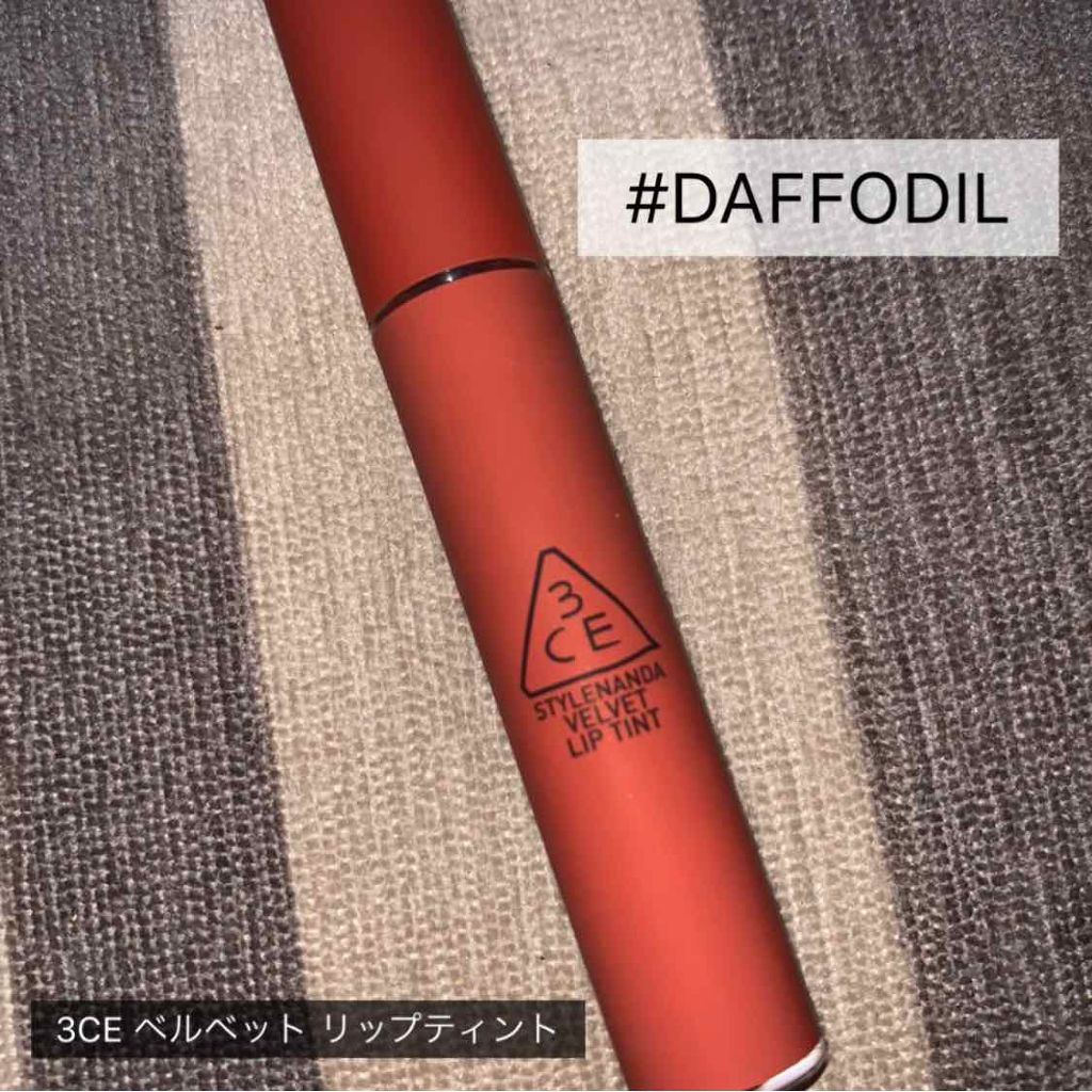 3CE ベルベット リップティント/3CE/リップティントを使ったクチコミ（1枚目）