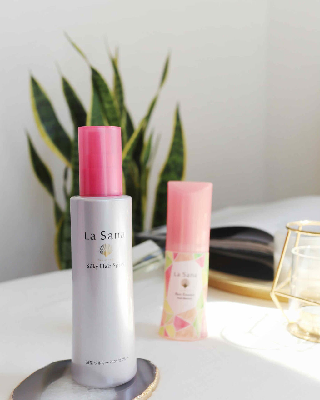 海藻 シルキー ヘア スプレー/ラサーナ/ヘアスプレーを使ったクチコミ（2枚目）