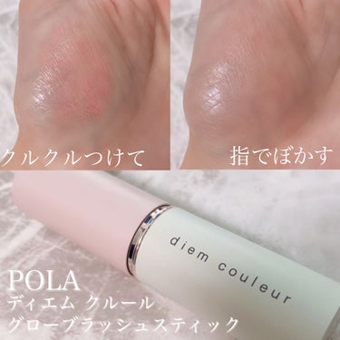 SPF15POLA　ディエムクルール　パウダーファンデーション　グローブラッシュスティック