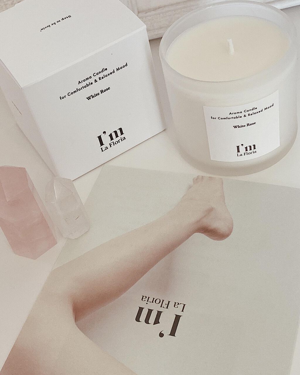 アロマキャンドル/I'm La Floria（アイム ラ フロリア）/アロマキャンドルを使ったクチコミ（1枚目）