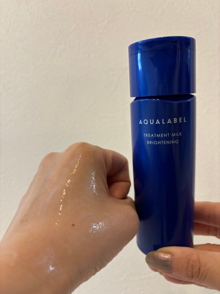 トリートメントミルク(ブライトニング) しっとり/アクアレーベル/乳液を使ったクチコミ(5枚目)