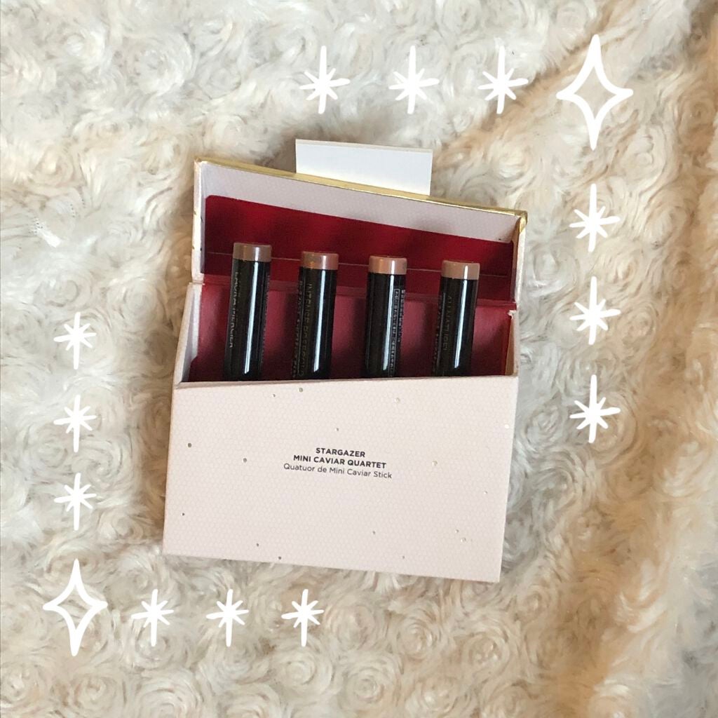 スターゲイザー ミニ キャビアスティック カルテット/ローラ メルシエ/メイクアップキットを使ったクチコミ(4枚目)