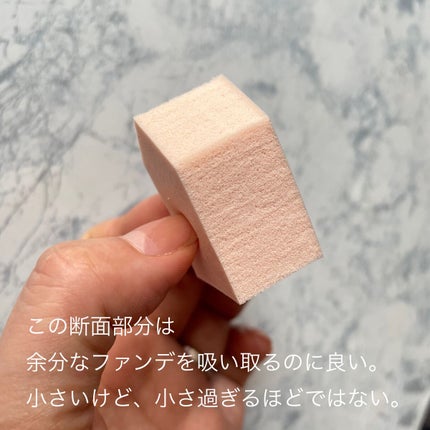 バリュースポンジN ハウス型タイプS 30P/ロージーローザ/パフ・スポンジを使ったクチコミ(5枚目)