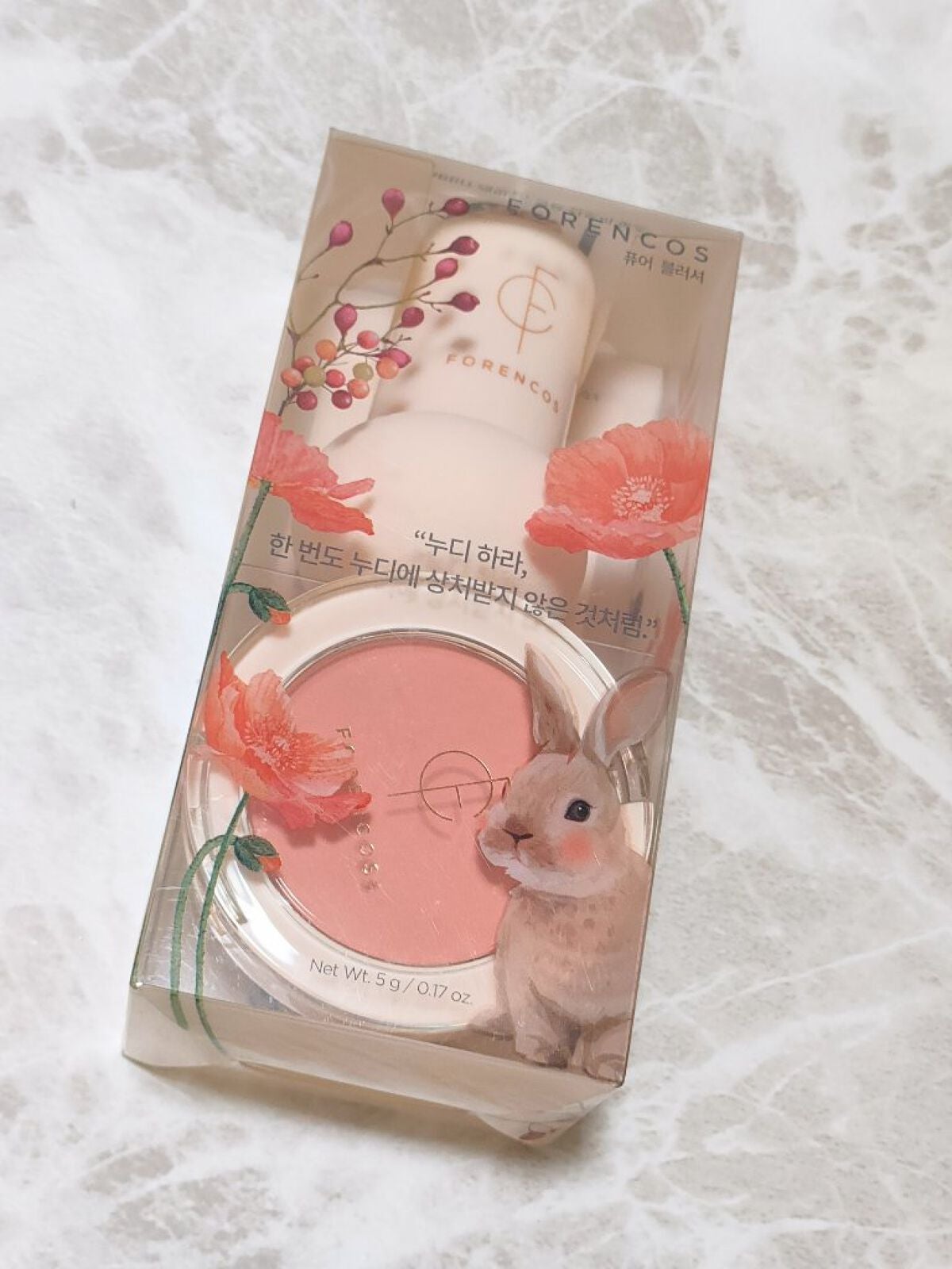 ピュアブラッシャー パフ付き/フォレンコス/パウダーチークを使ったクチコミ(1枚目)