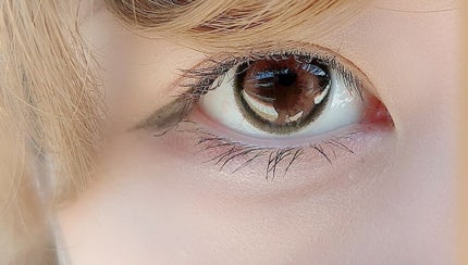 i-DOL NANAVIEW/蜜のレンズ/カラーコンタクトレンズを使ったクチコミ(1枚目)