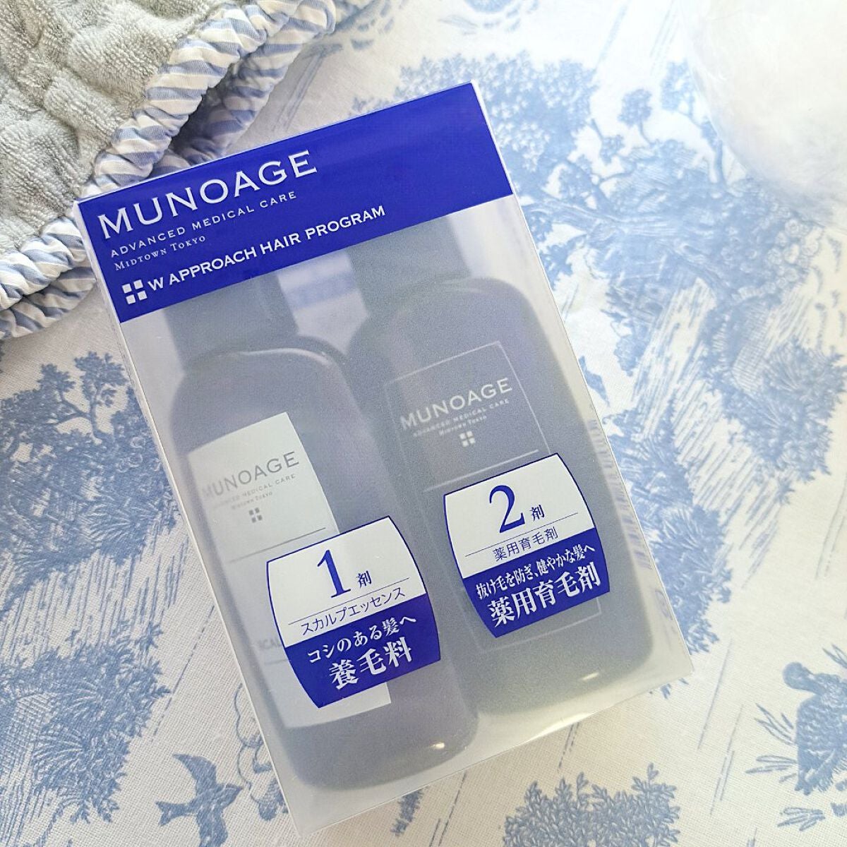 Wアプローチヘアプログラム/MUNOAGE(ミューノアージュ)/頭皮ローションを使ったクチコミ(2枚目)