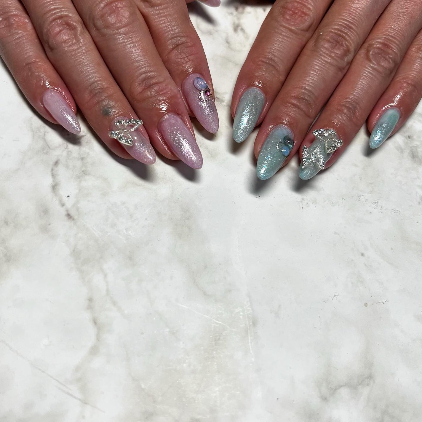 cst on LIPS 「#鮮やか夏ネイル#夏のパステルメイクmenu…☑︎デザイン自由..」(3枚目)