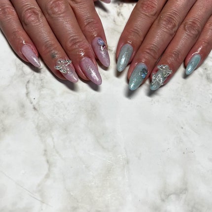 cst on LIPS 「#鮮やか夏ネイル#夏のパステルメイクmenu…☑︎デザイン自由..」(3枚目)