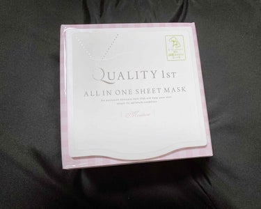 Quality 1st
Allin one sheetmask 
モイストEX 1,500円

大容量でヒタヒタのマスク！
敏感肌にも優しい♡♡♡

パッケージも可愛い！
50枚入り、1枚30円でコスパ